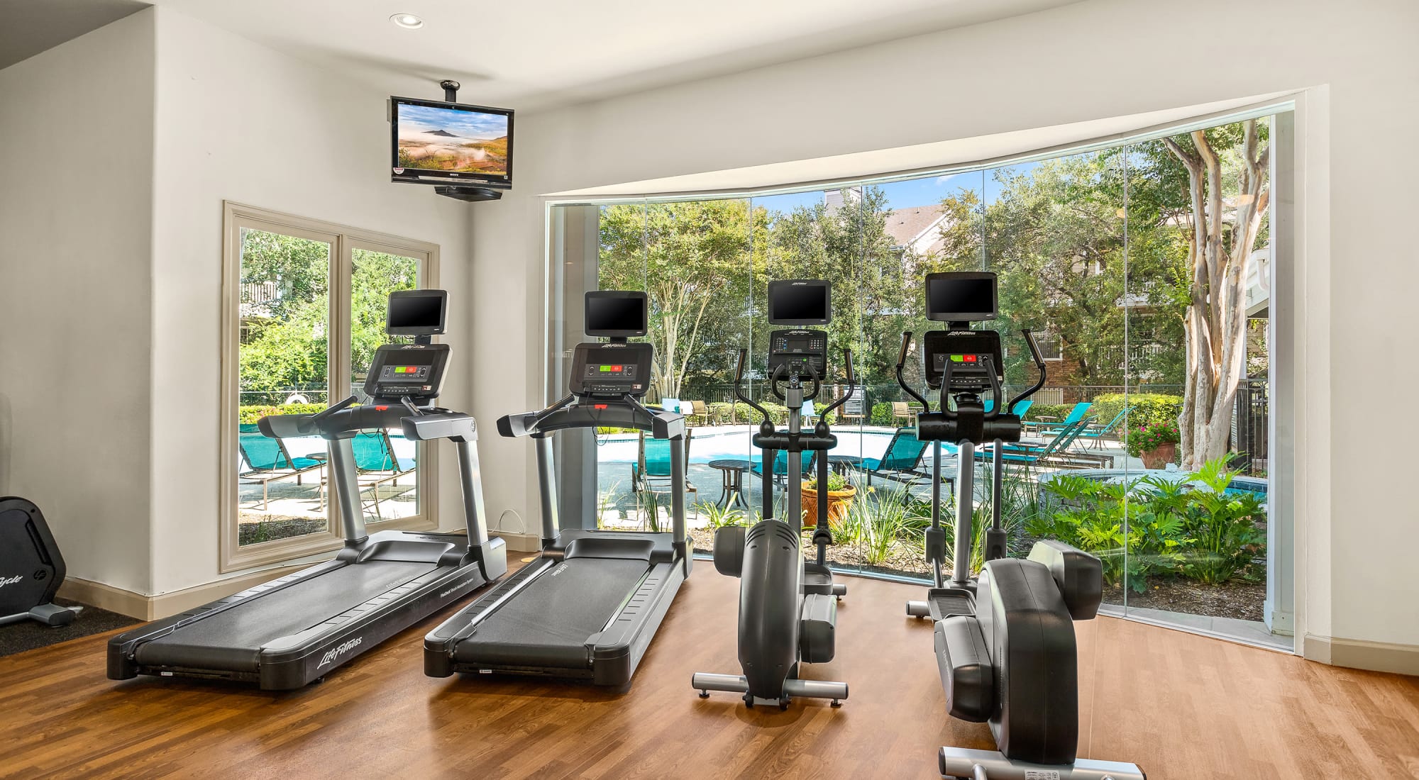 Fitness center at The Lodge at Westover Hills