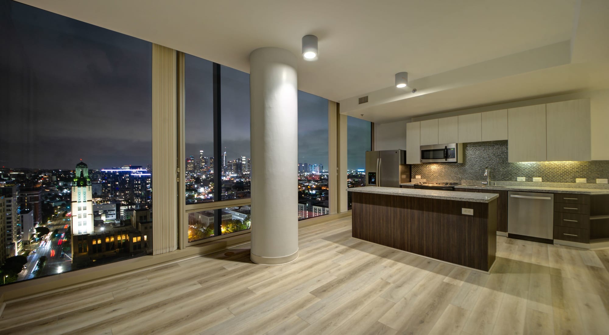 Spacious apartment with city view at The Vermont in Los Angeles, California