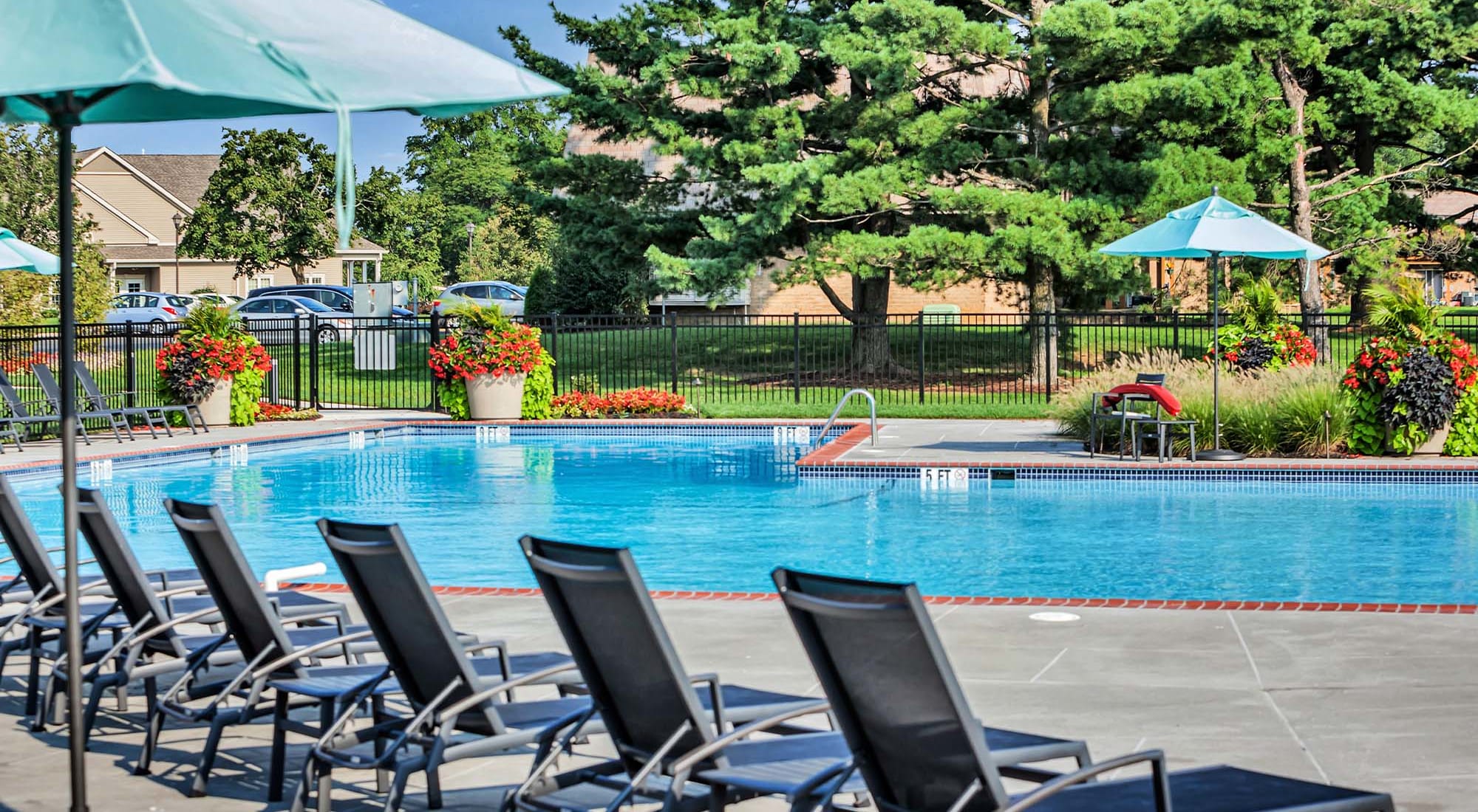 Resort Style Pool at Franklin Commons in Bensalem, Pennsylvania