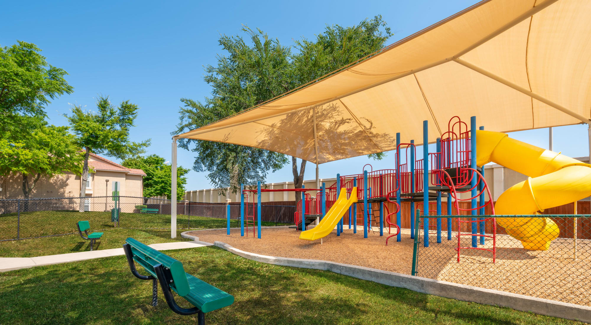 Shaded Playground at Estates on Frankford