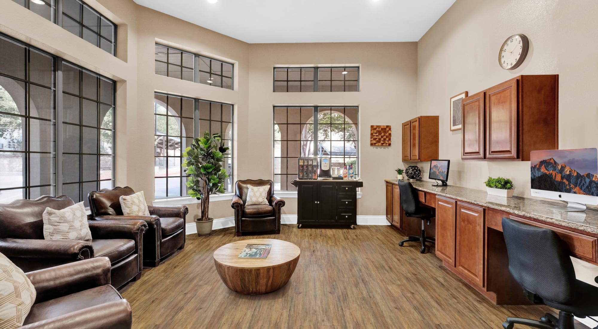 Business office at Villas of Vista Del Norte in San Antonio, Texas