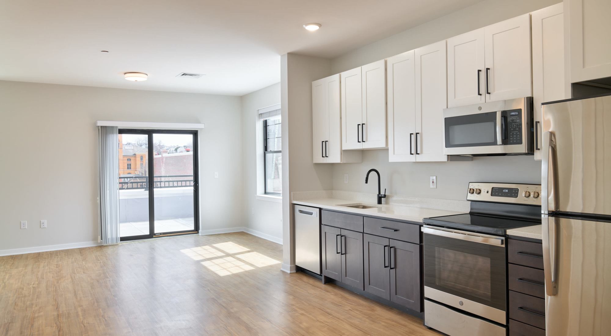 Spacious living areas in our homes at The Seville Apartments in Easton, Pennsylvania