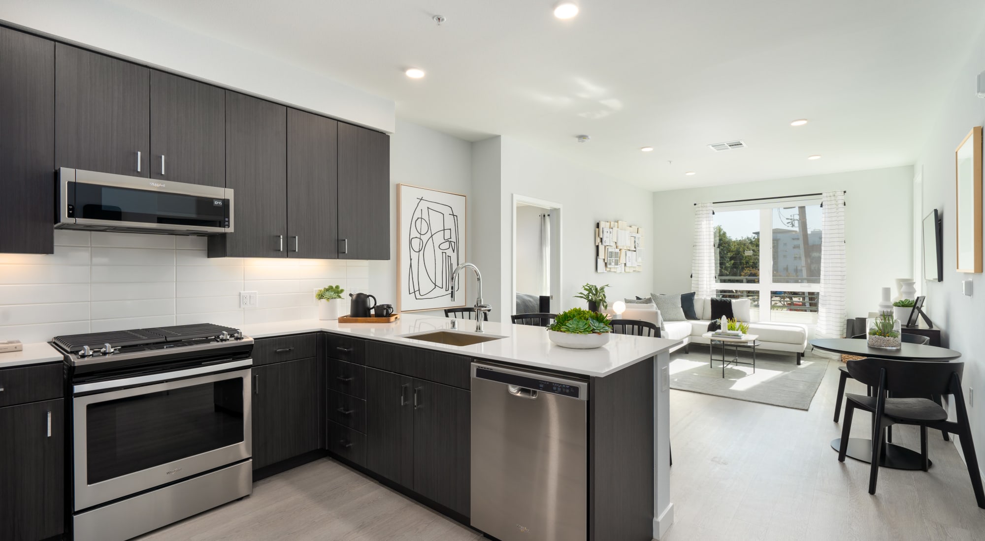 Floor plans at MV Apartments in Mountain View, California