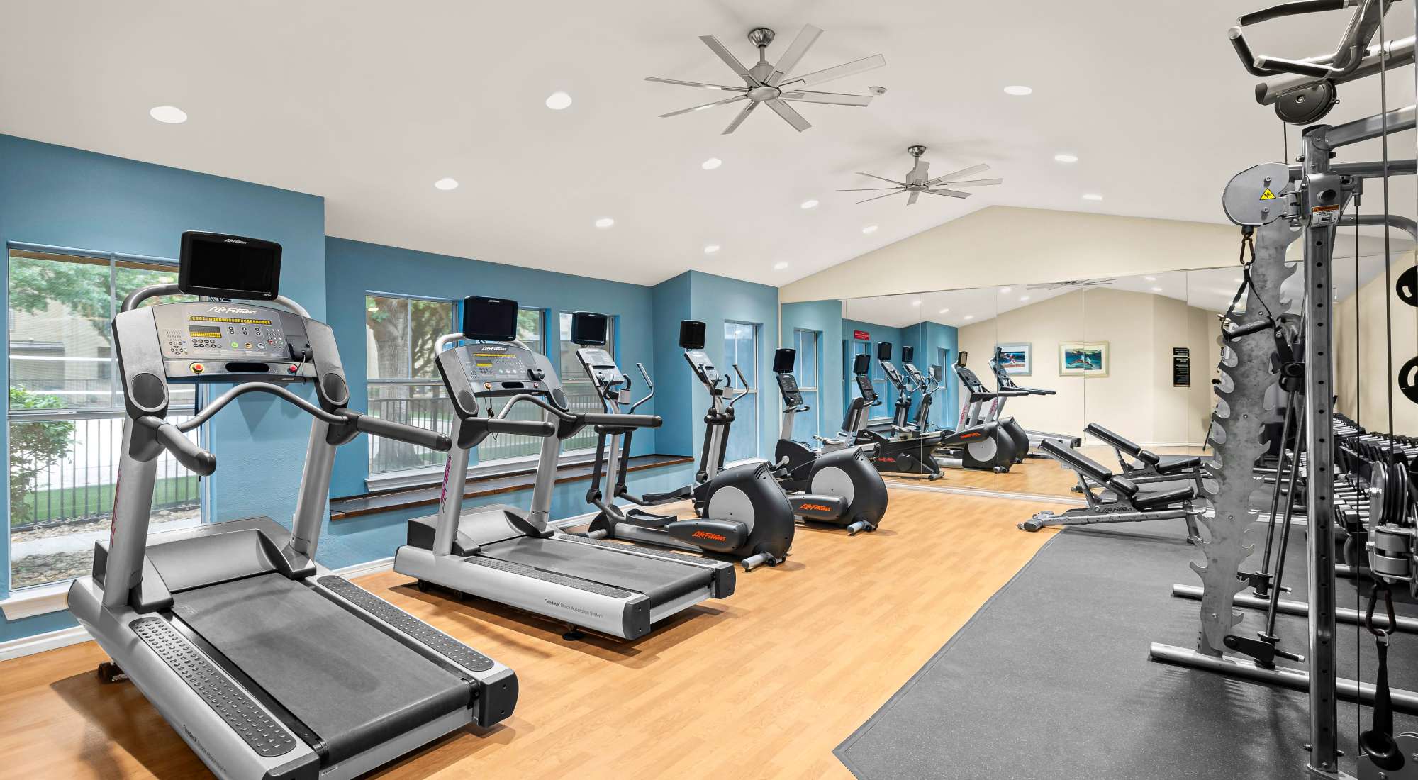 Fitness Center at Villas at Oakwell Farms