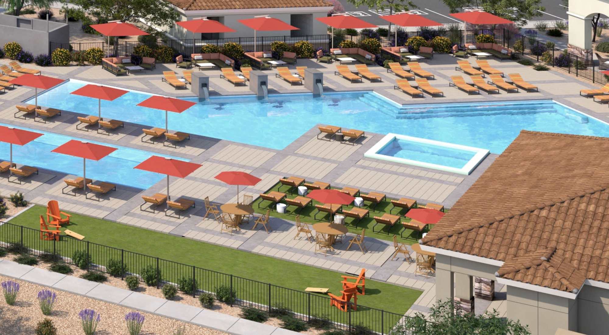 Swimming Pool at Tuscany at Gabriella Pointe in Gilbert, Arizona