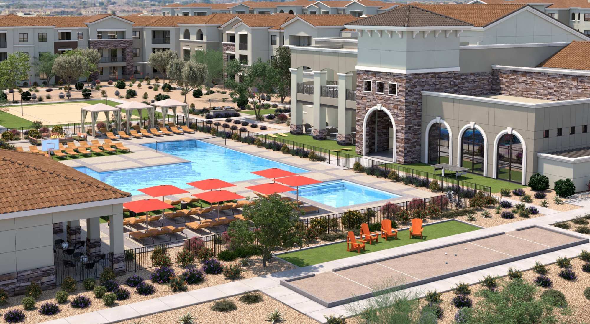 Swimming Pool at Tuscany at Gabriella Pointe in Gilbert, Arizona