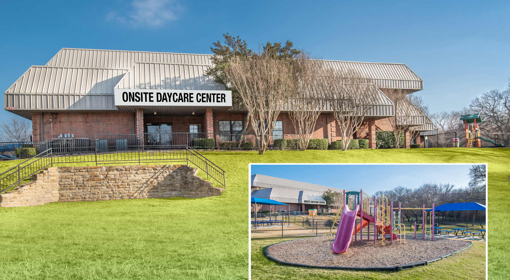 Onsite Daycare Center at Carrollton Park of North Dallas