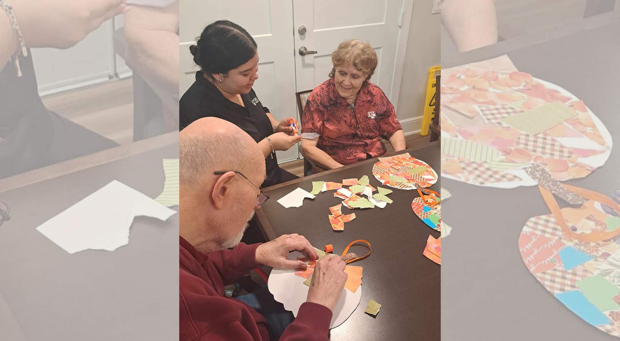 fall crafts at Landing at Watermere Woodland Lakes in Conroe, Texas