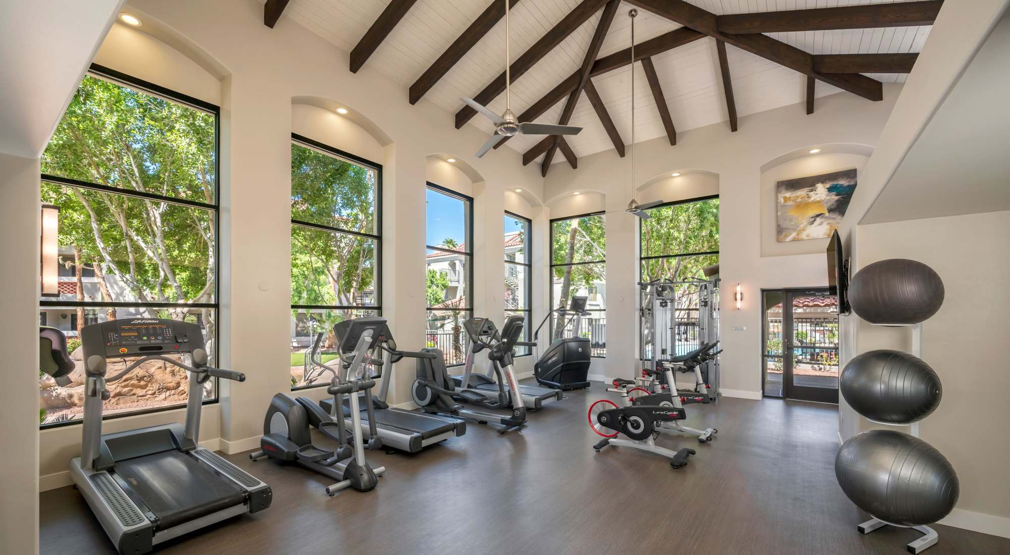 Fitness center at at San Marin at the Civic Center