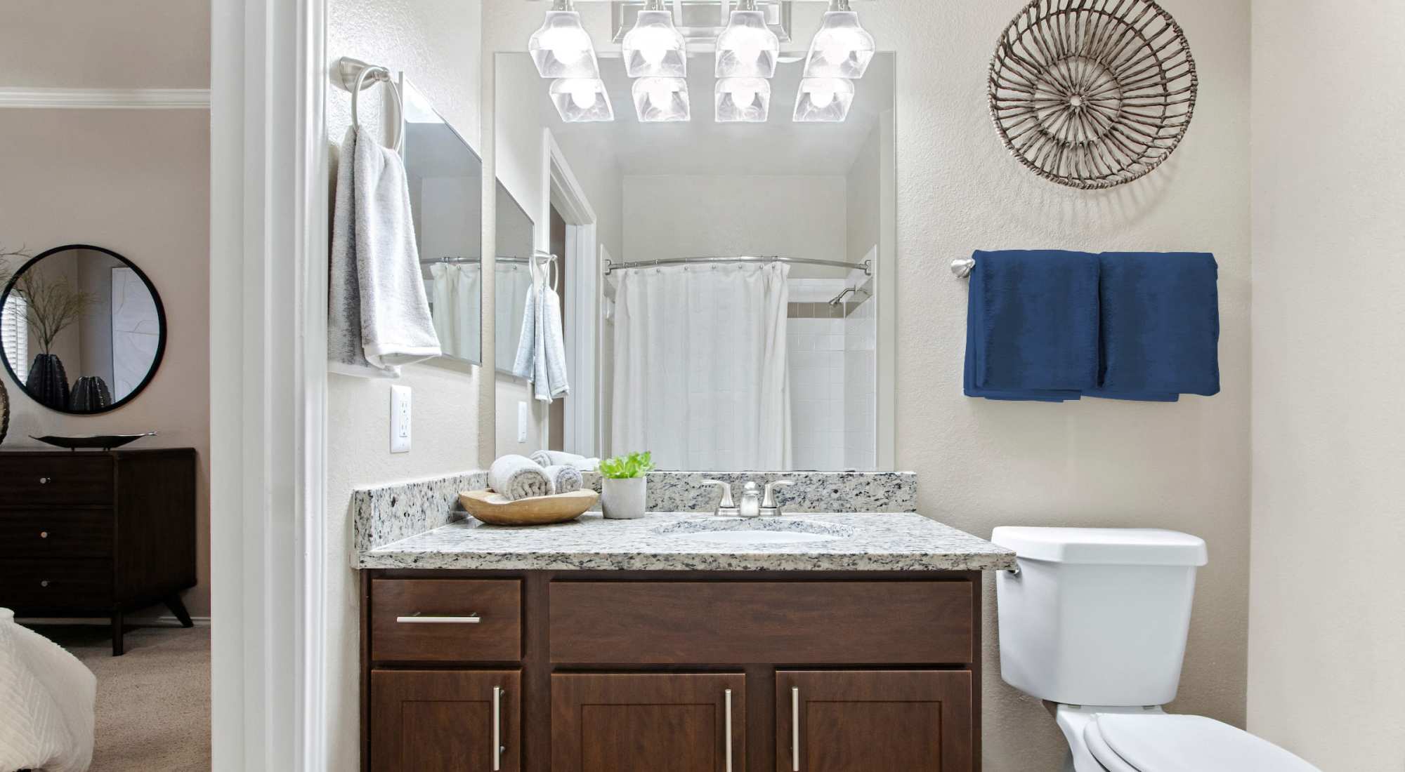 Bathroom at Rancho Palisades in Dallas, Texas