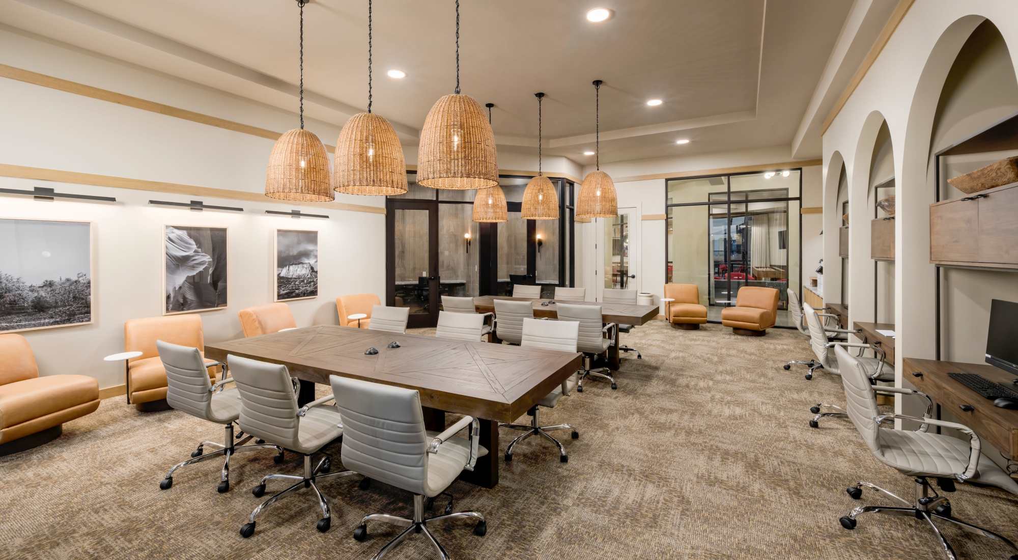 Cyber lounge at Tuscany at Gabriella Pointe in Gilbert, Arizona