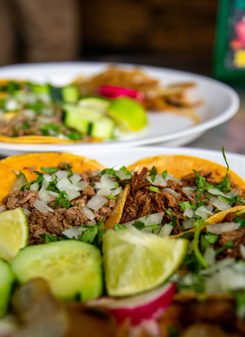Tacos at Marquis Bandera in San Antonio, Texas