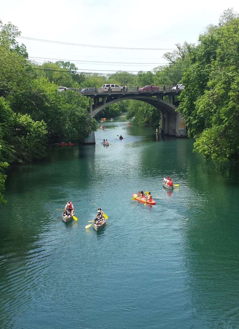 River near Marquis on Lakeline in Cedar Park, Texas