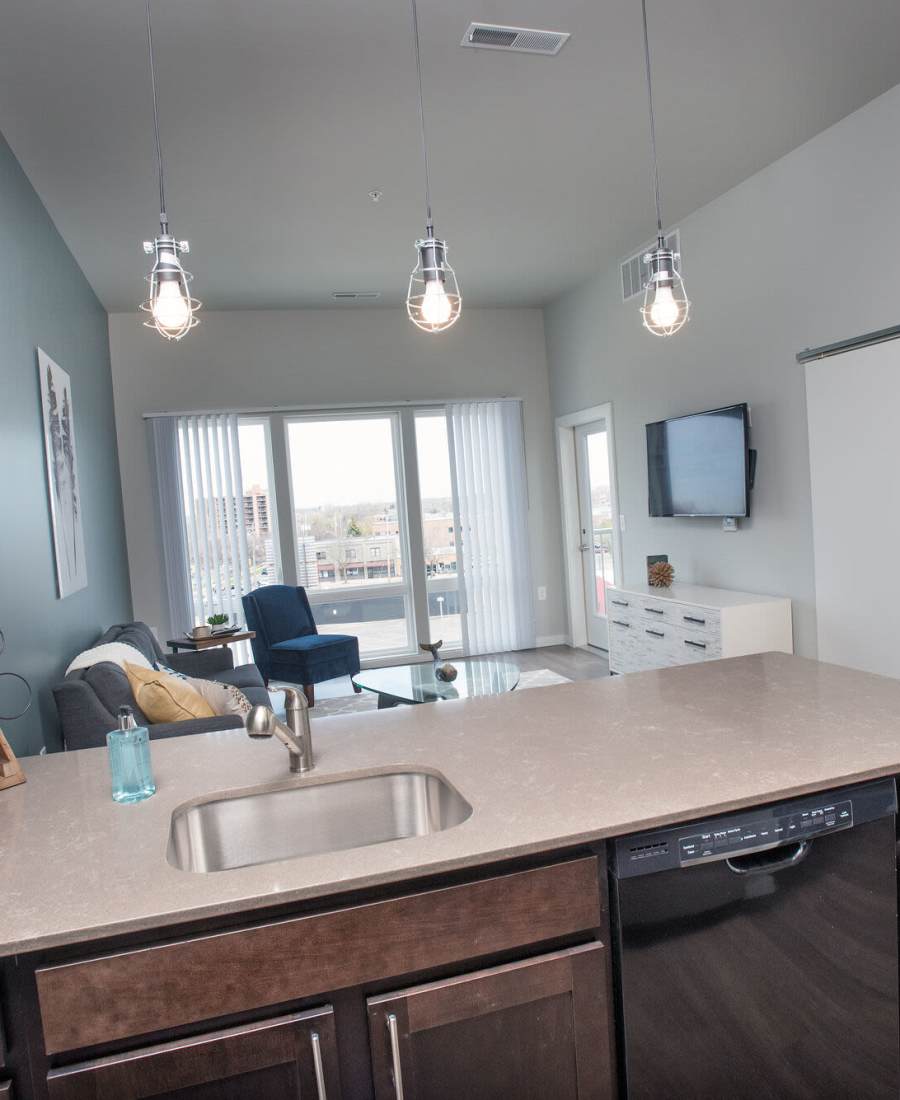 View floor plans at Outfield Ball Park Lofts in Lansing, Michigan