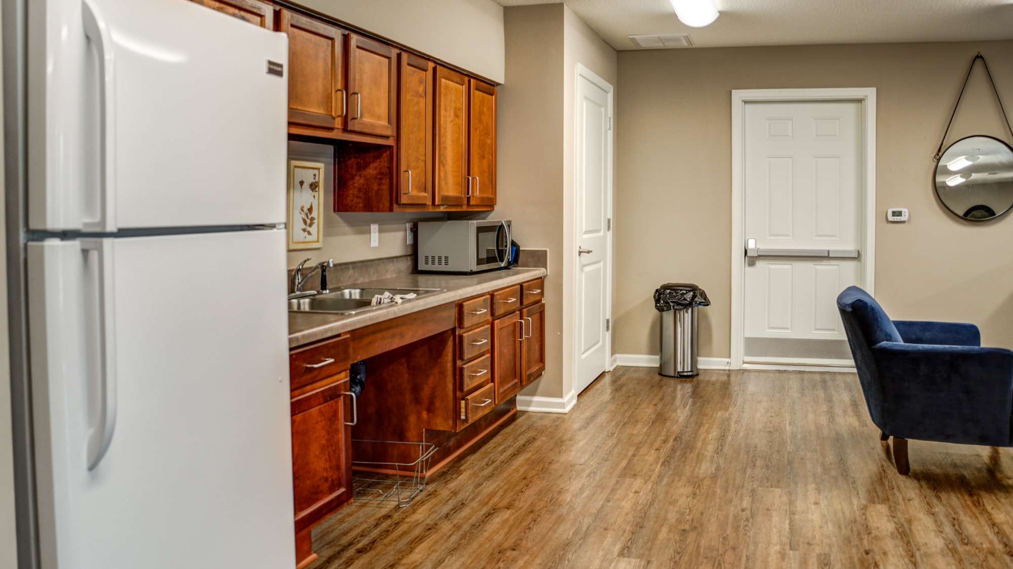 Community kitchen at The Banks At Berkley in Norfolk, Virginia