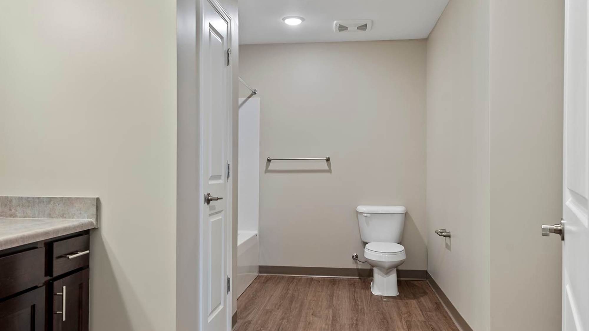 Bathroom at Parker Glen in Champaign, Illinois