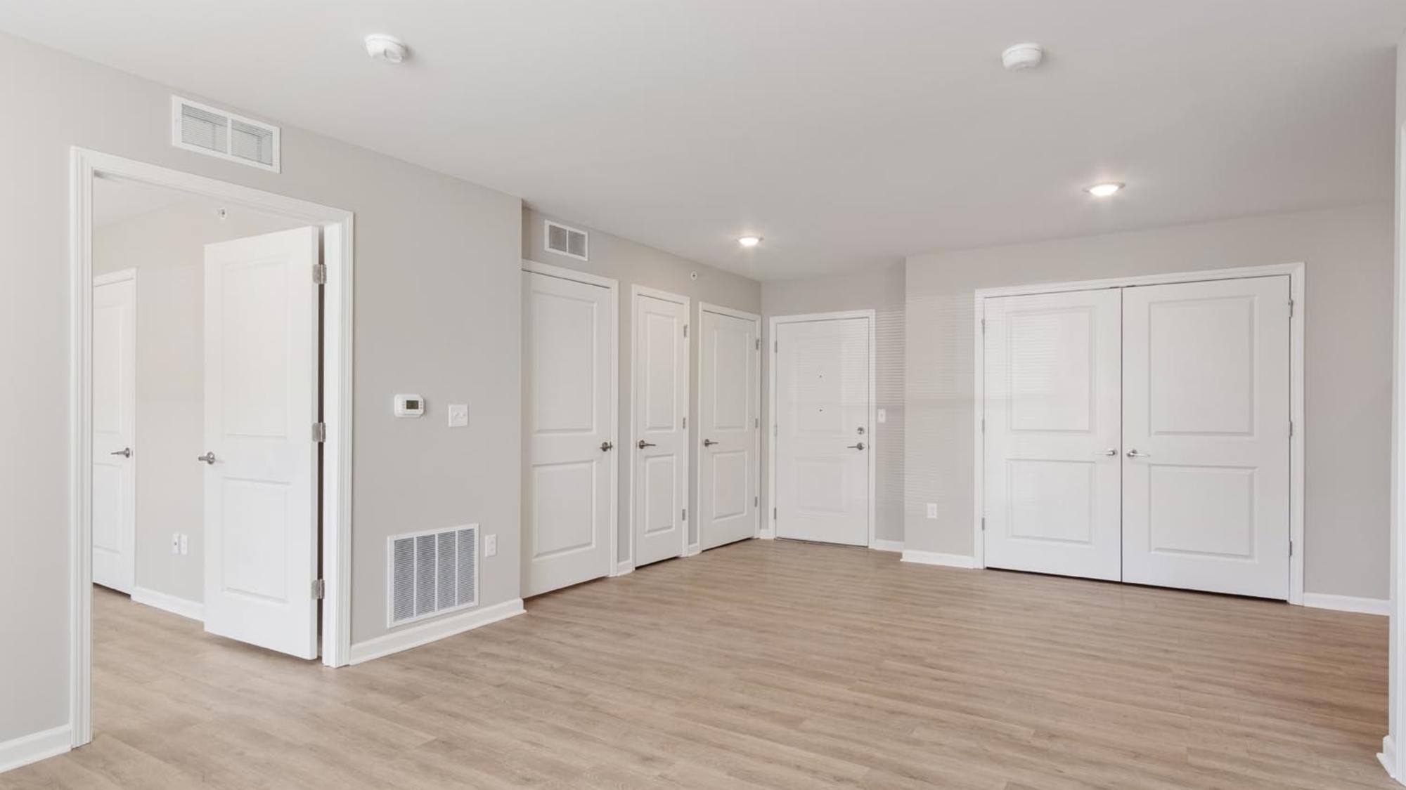 Spacious and well-lit apartment with lvt flooring at Trolley Circle in Belleville, Illinois