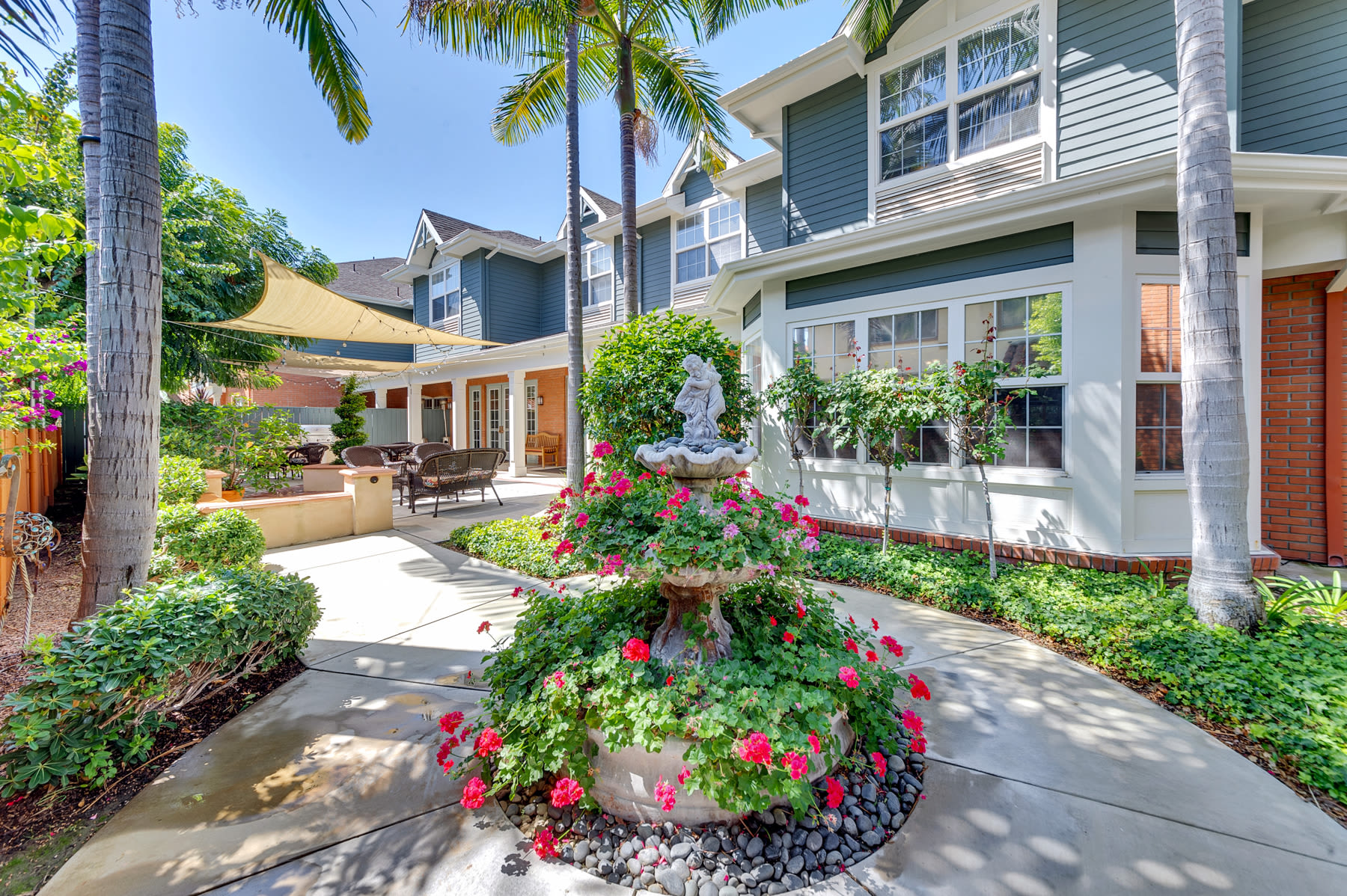 Patio area at Kirkwood Orange in Orange, California