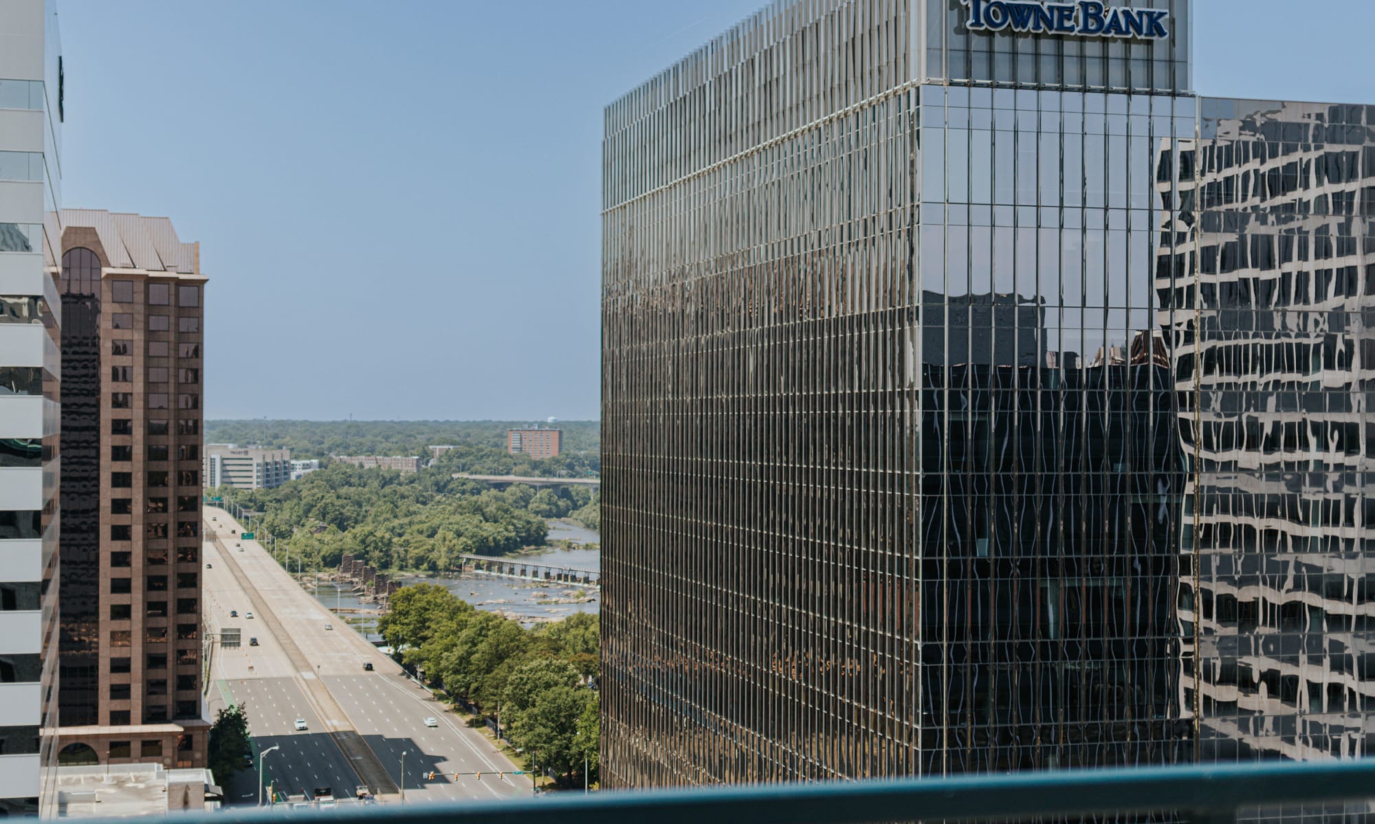 Photo of James River from Rooftop at Mutual on Main in Richmond, Virginia