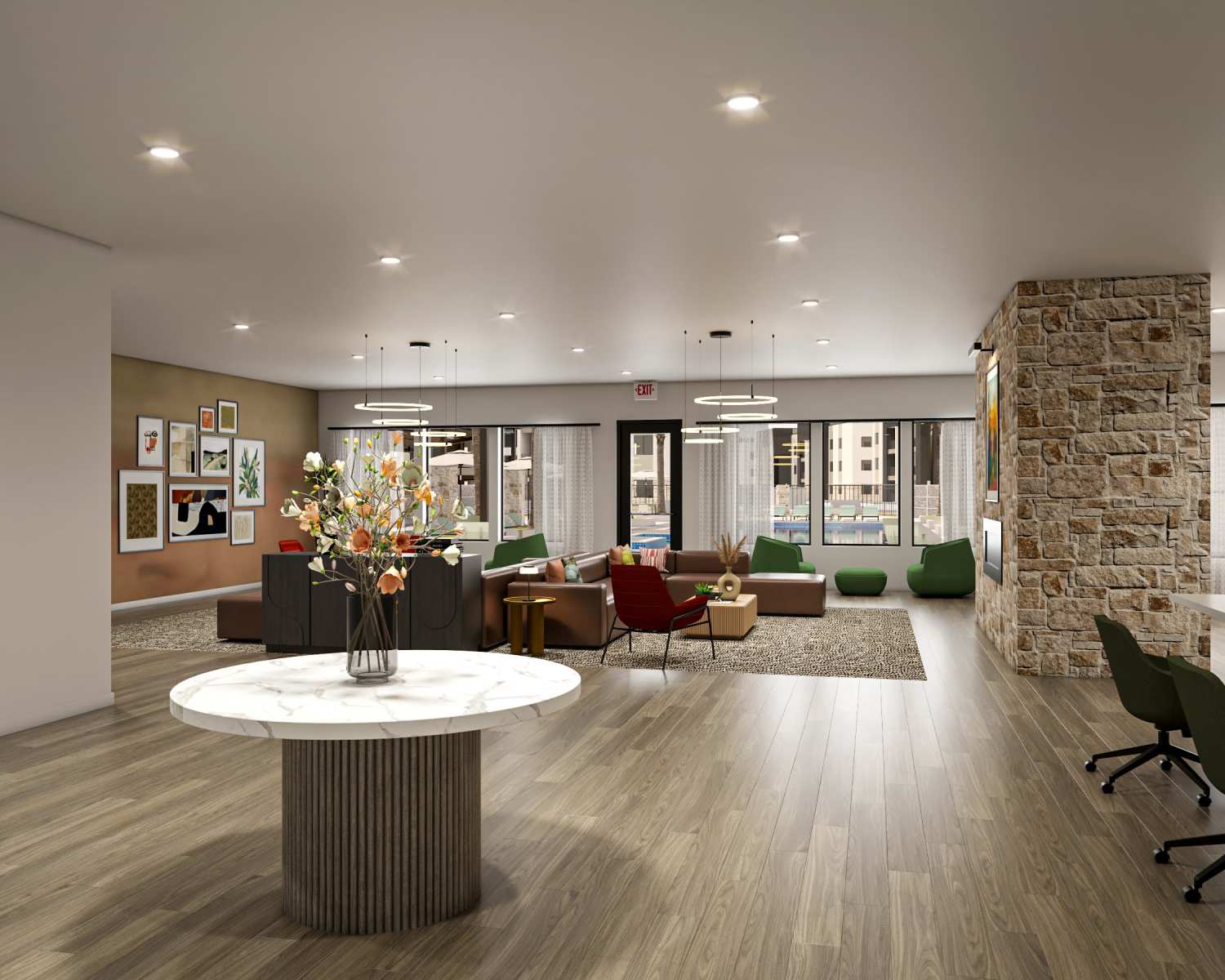 Clubhouse rendering at Acacia at Youngtown in Youngtown, Arizona