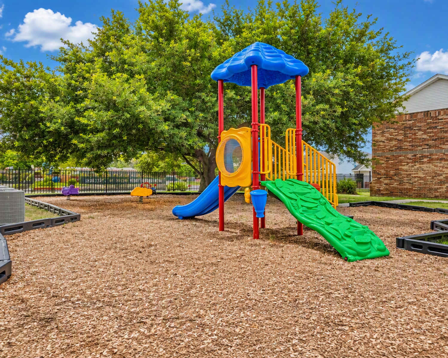 Playground at Meadowbrook Plaza in Houston, Texas
