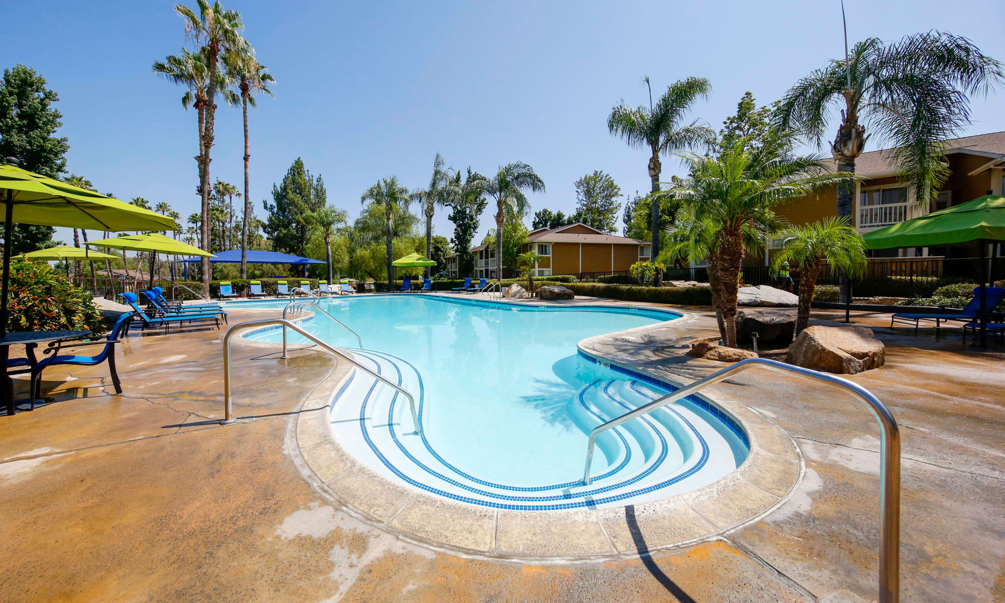 Resort-style swimming pool at Redlands Lawn and Tennis Club