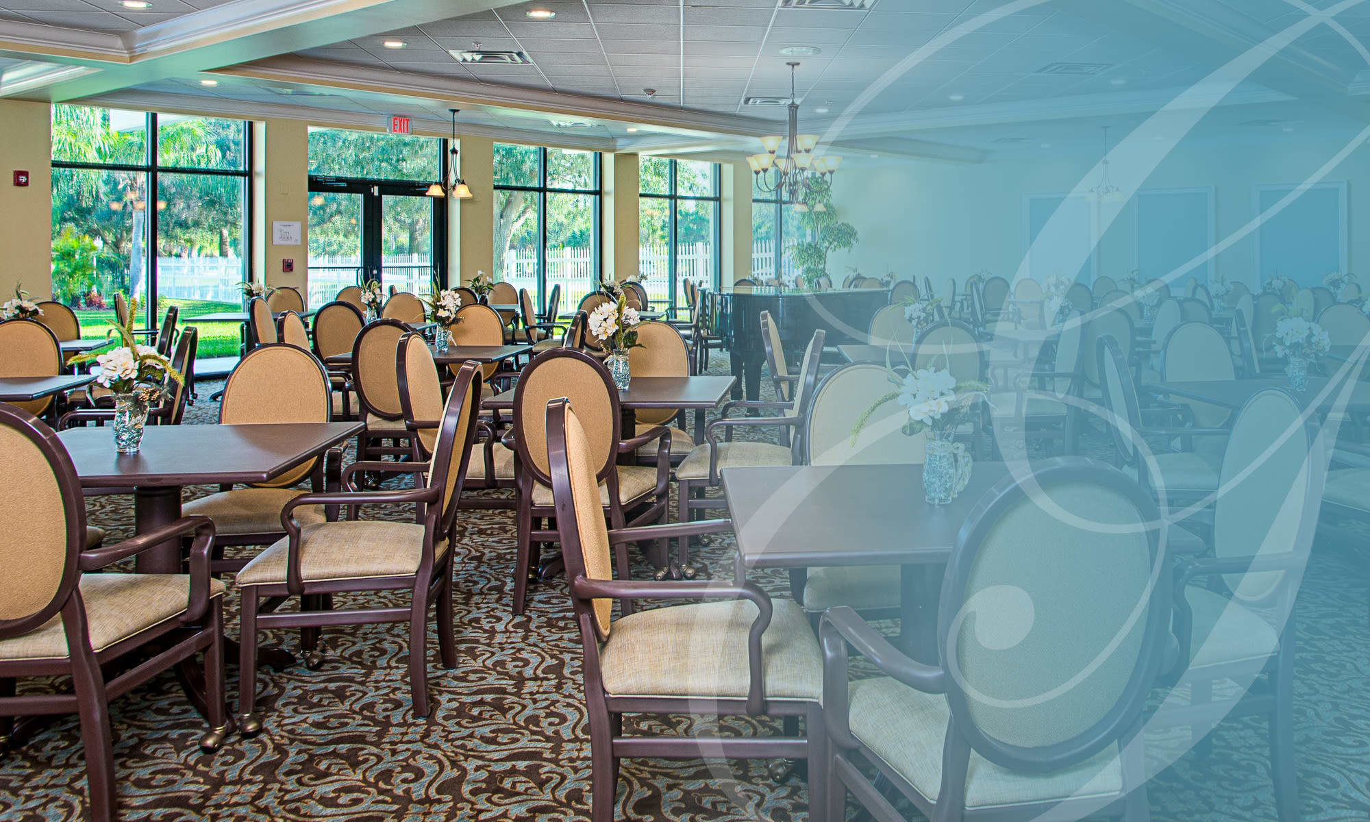 Dining room at Grand Villa of St. Petersburg in St Petersburg, Florida
