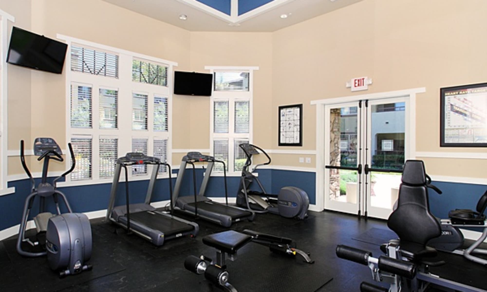 fitness center at The Lodge at Napa Junction in American Canyon, California