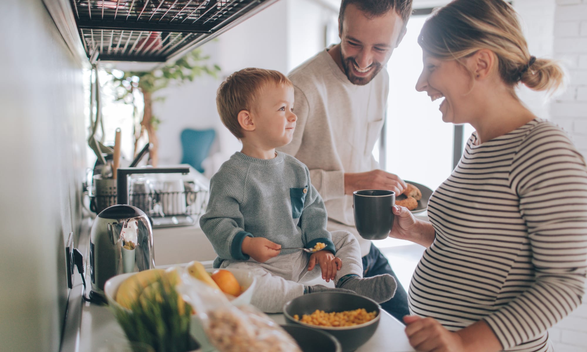 Family cooking at Summer Park Apartments in Jackson, Mississippi