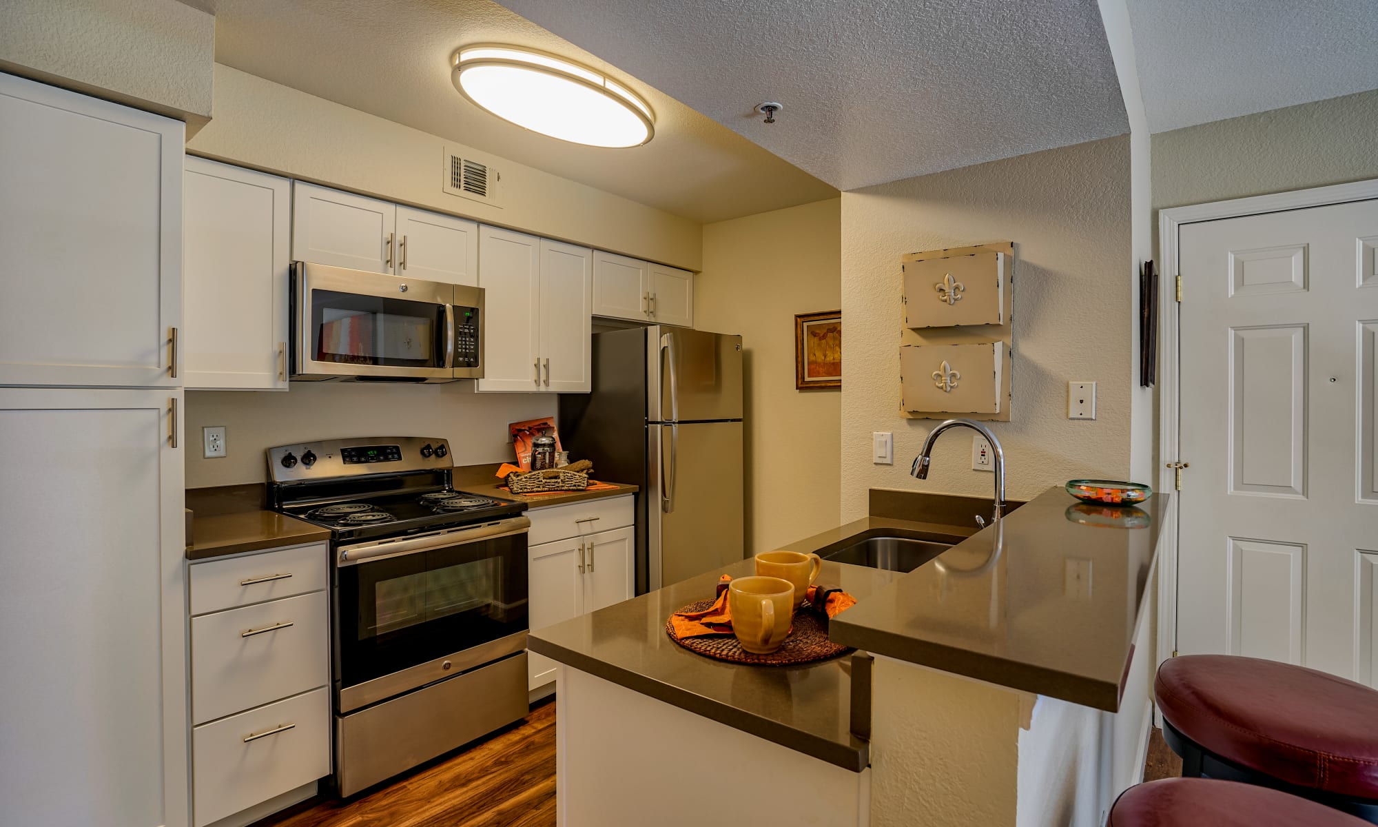 Kitchen at Shadow Creek Apartments in Santa Rosa, California