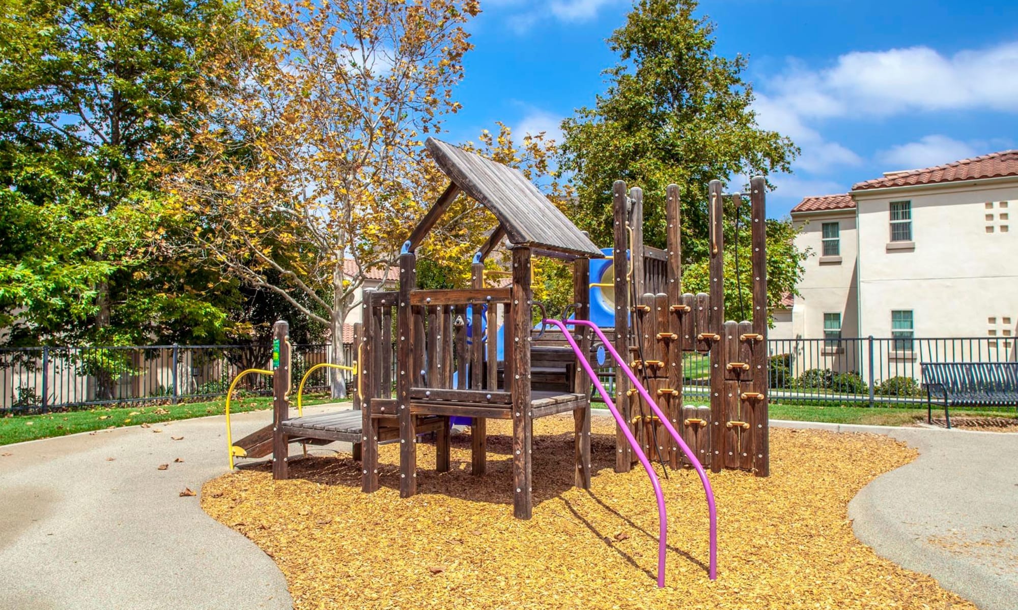 Onsite children's playground at Mission Hills in Camarillo, California