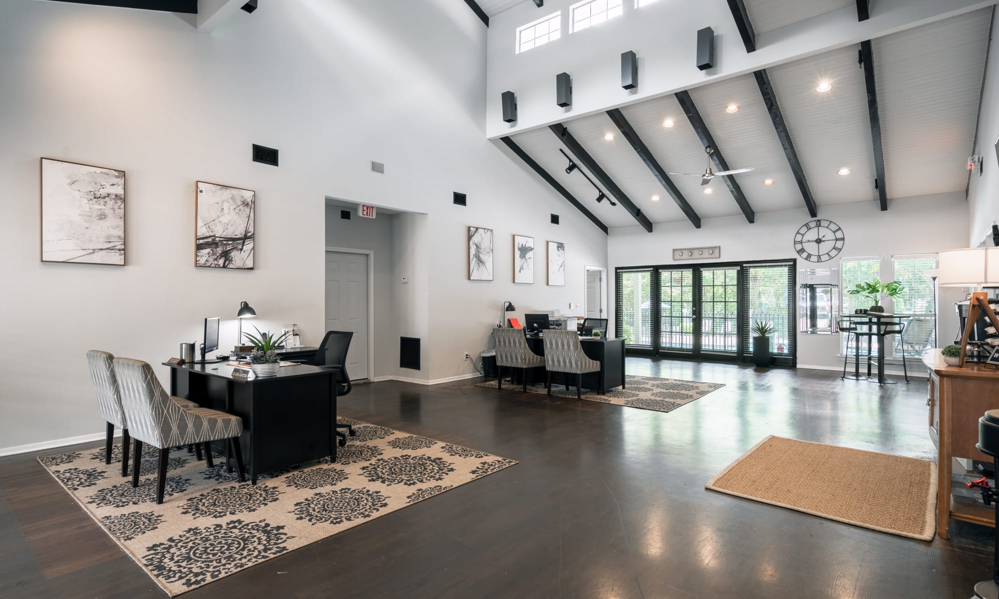 Lobby area at Lake Crossing in Austell, GA