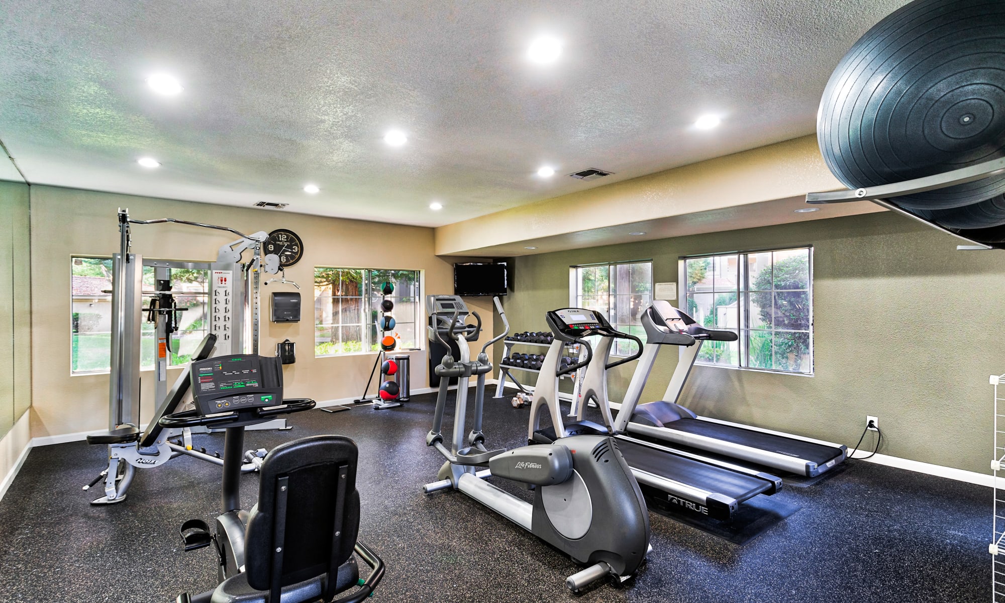 fitness center at Adagio in Sacramento, California