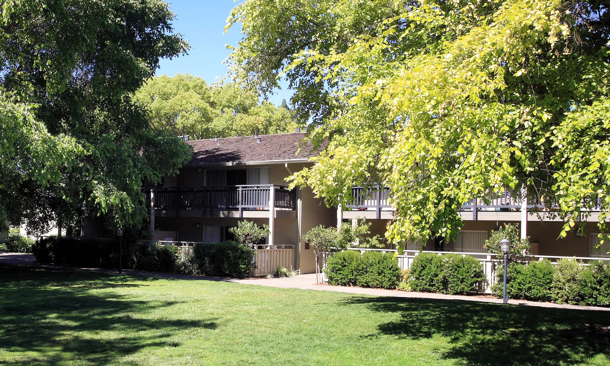 Cozy apartments at The Villages at Cupertino in Cupertino, California