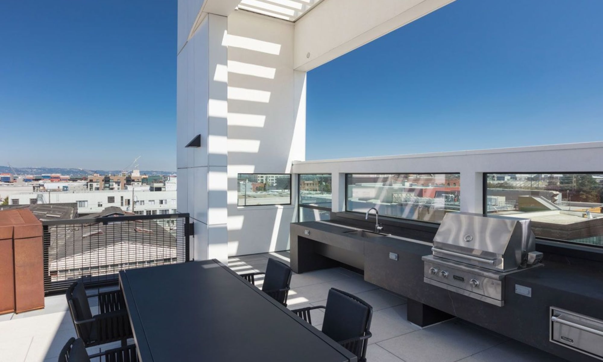 rooftop lounge at O&M in San Francisco, California