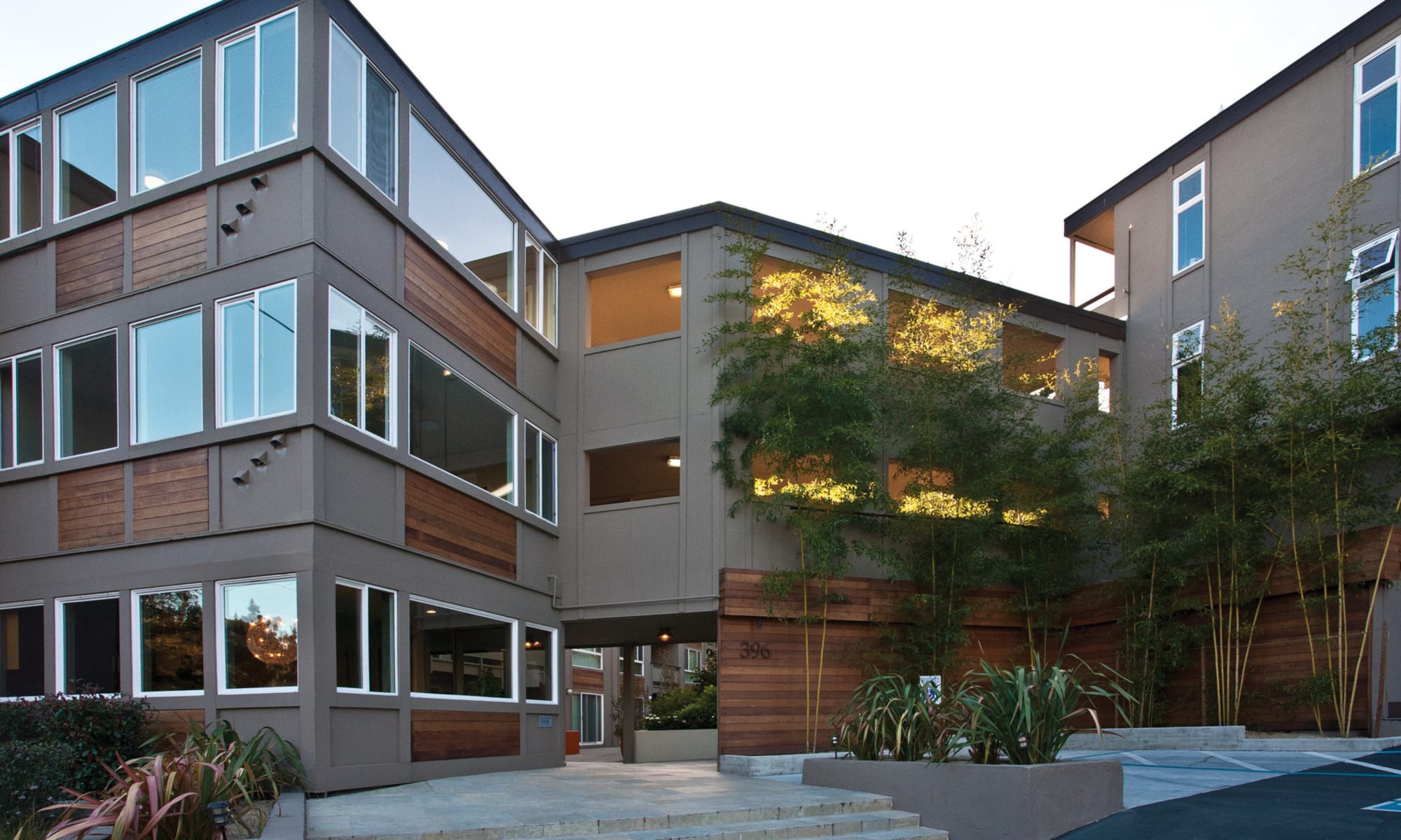 Modern apartments at Pineridge in Mill Valley, California