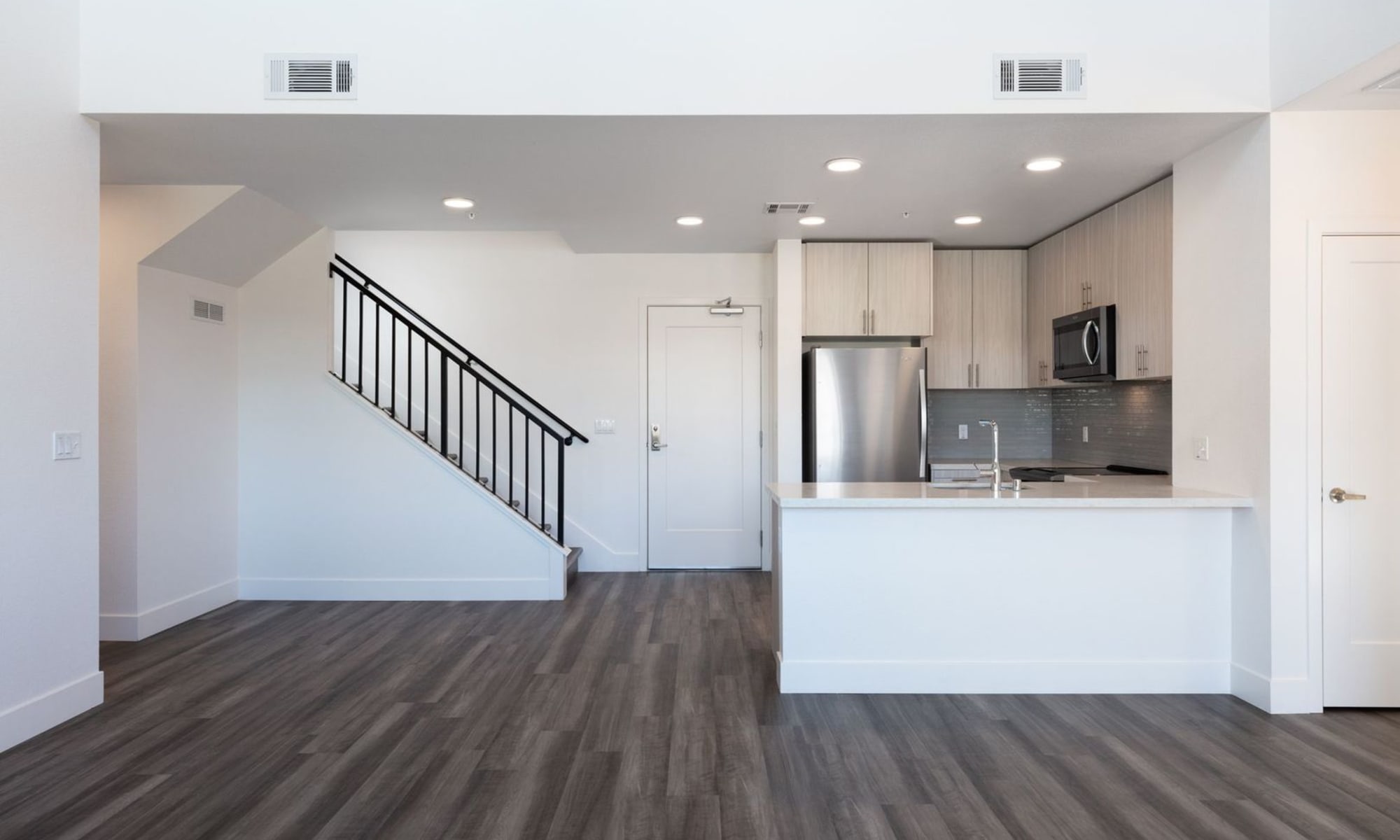 Modern apartment interiors at Sunsweet in Morgan Hill, California