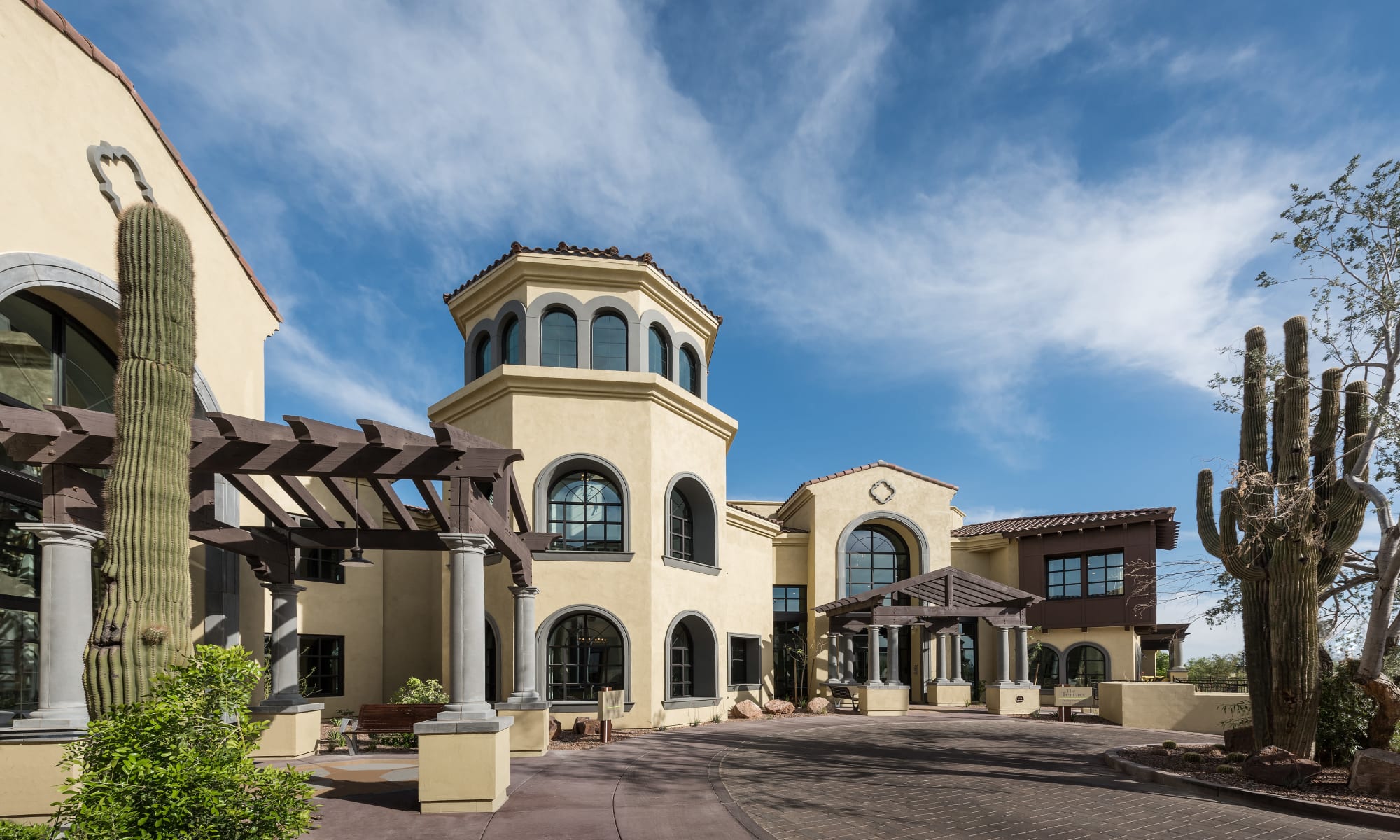 Front entrance at Clearwater Pinnacle Peak in Scottsdale, Arizona