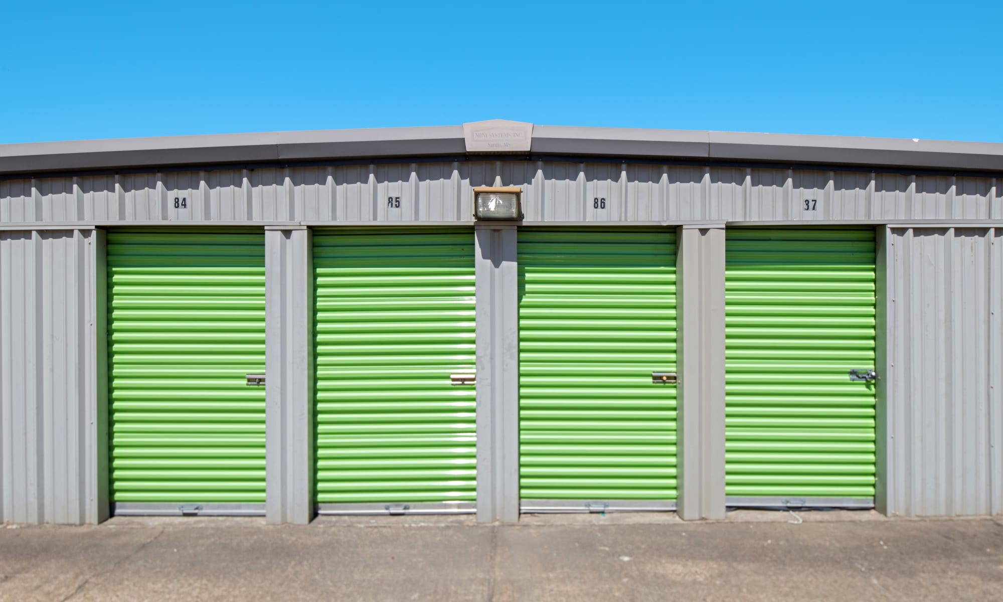 Exterior Storage Units at Citizen Storage in Bartlett, Tennessee