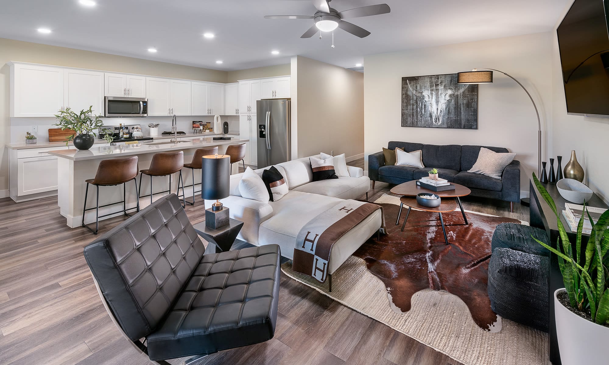 Spacious Living Room at Banyan Preserve in Phoenix, Arizona