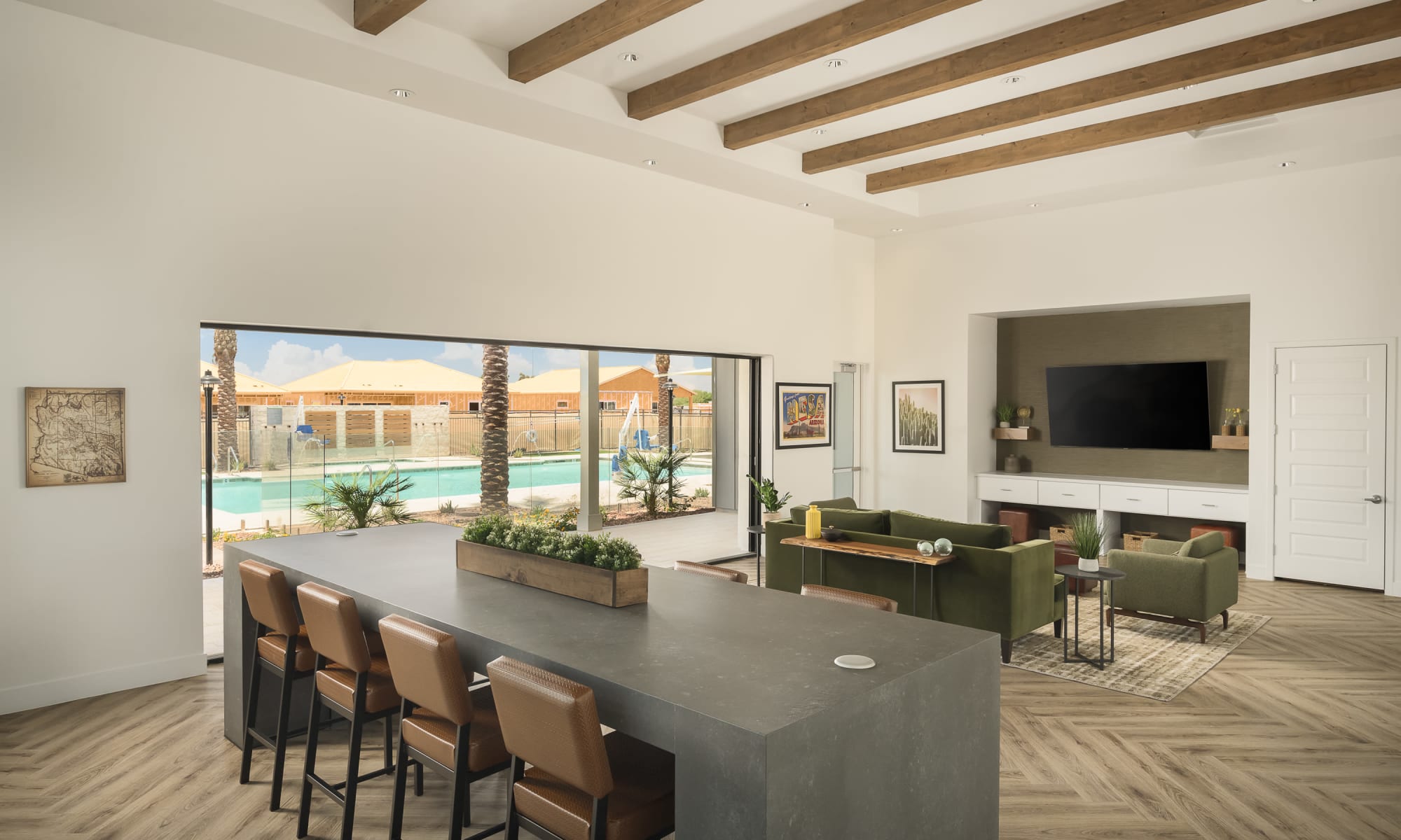 Resident clubhouse at Peralta Vista in Mesa, Arizona