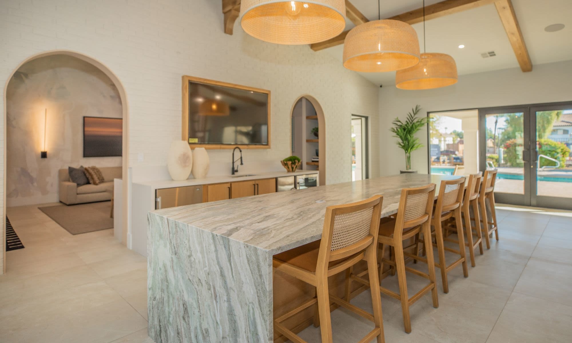 Interior of the community at Soleil in Chandler, Arizona