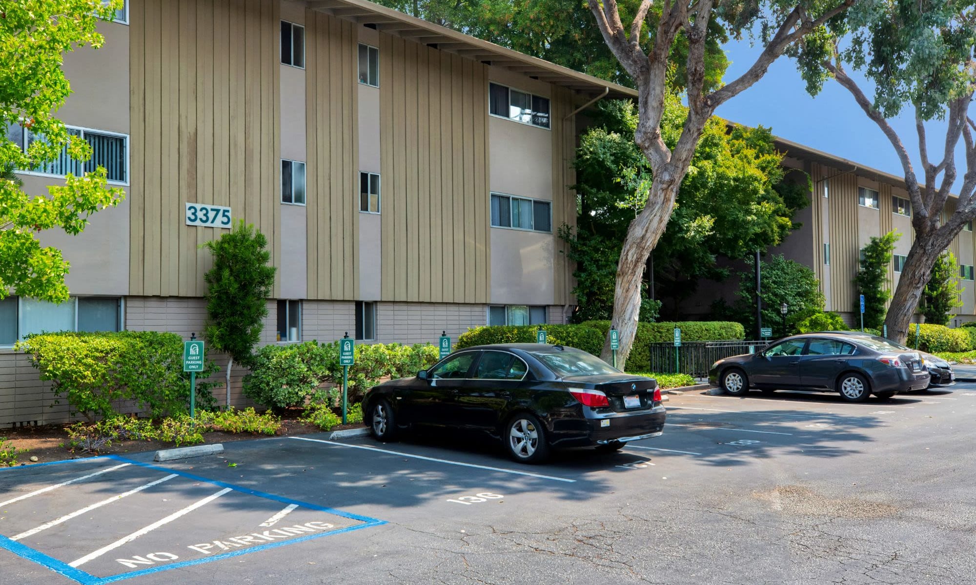 Parking at Stanford Villa Apartment Homes in Palo Alto, California