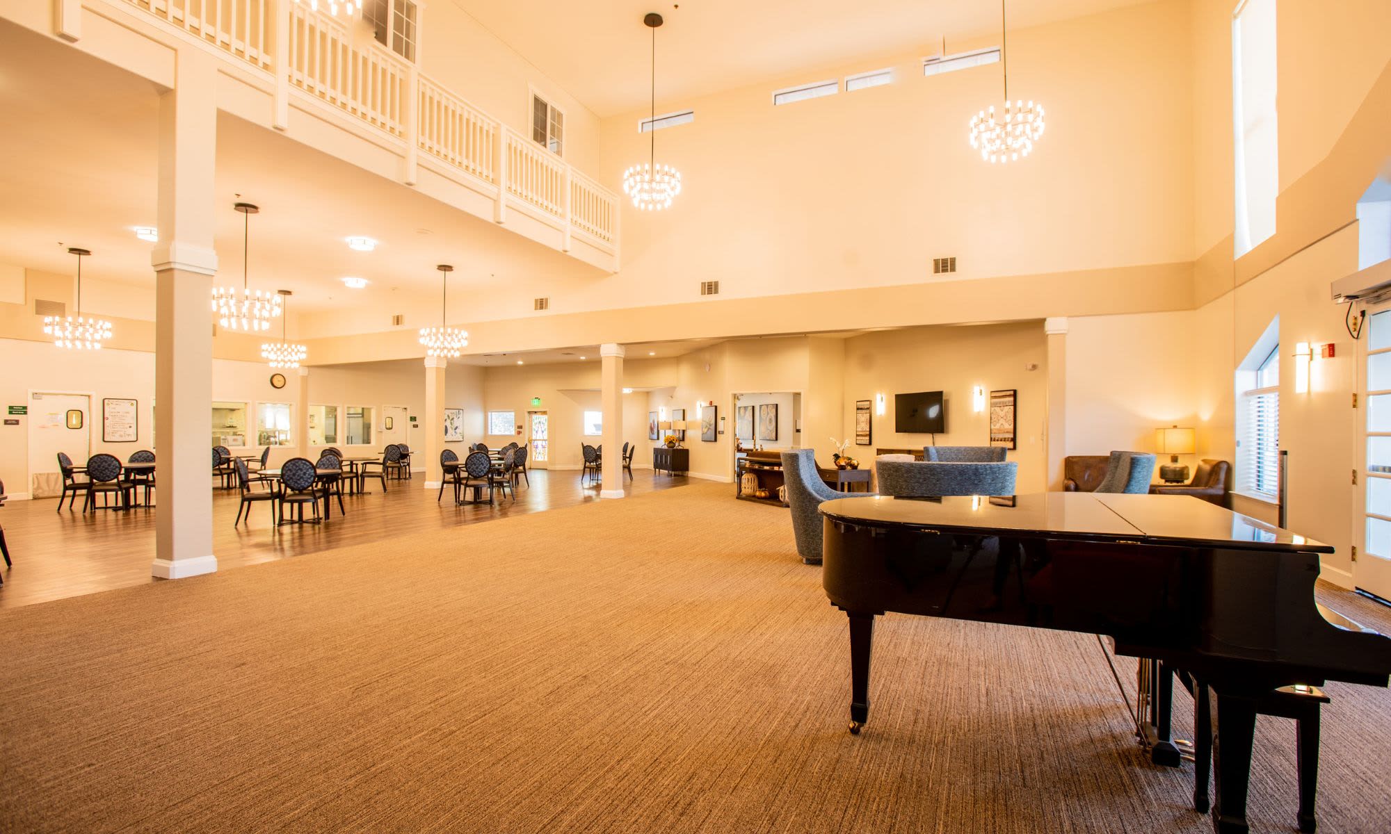 Dining Room at Carefield Pleasanton in Pleasanton, California