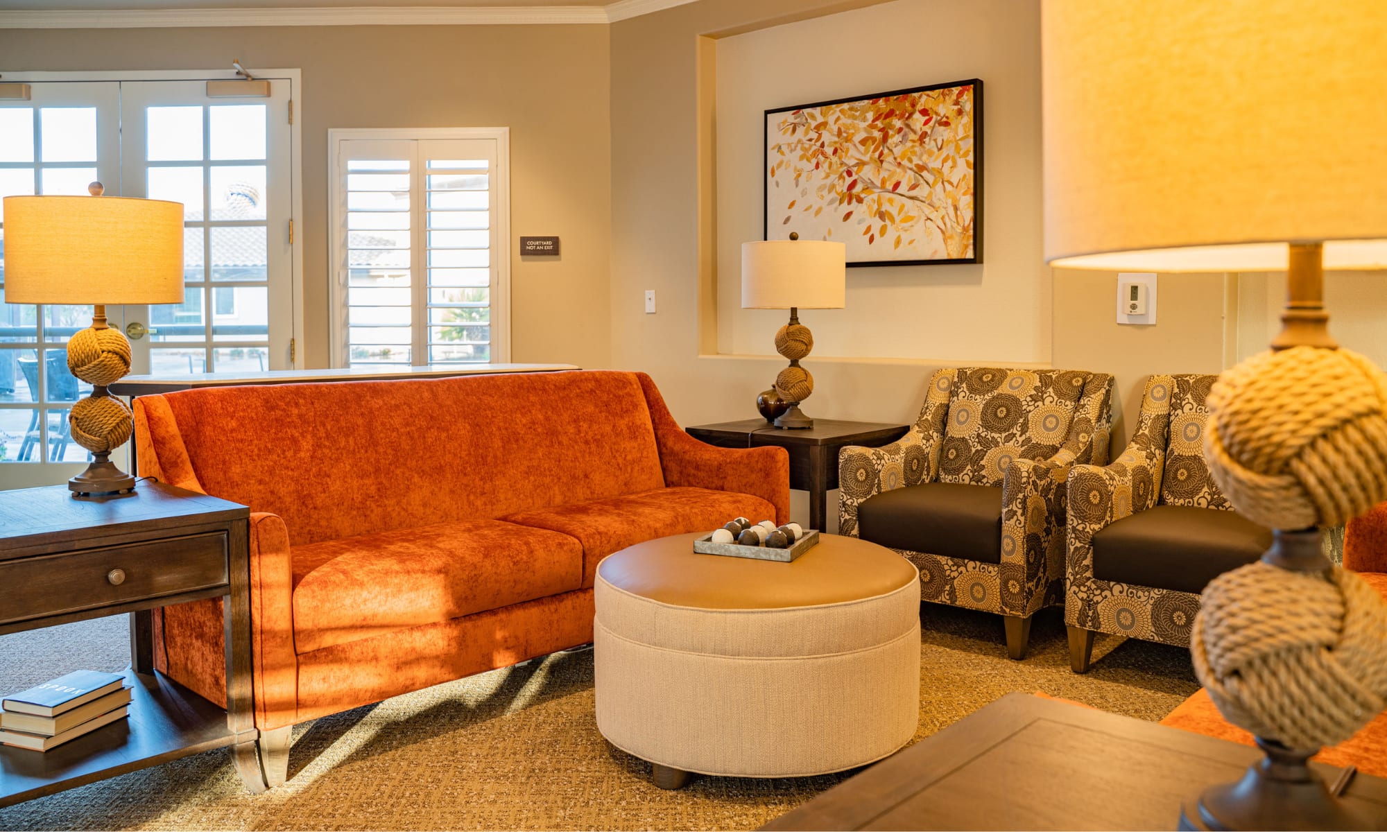 Living Room at Carefield Pleasanton in Pleasanton, California