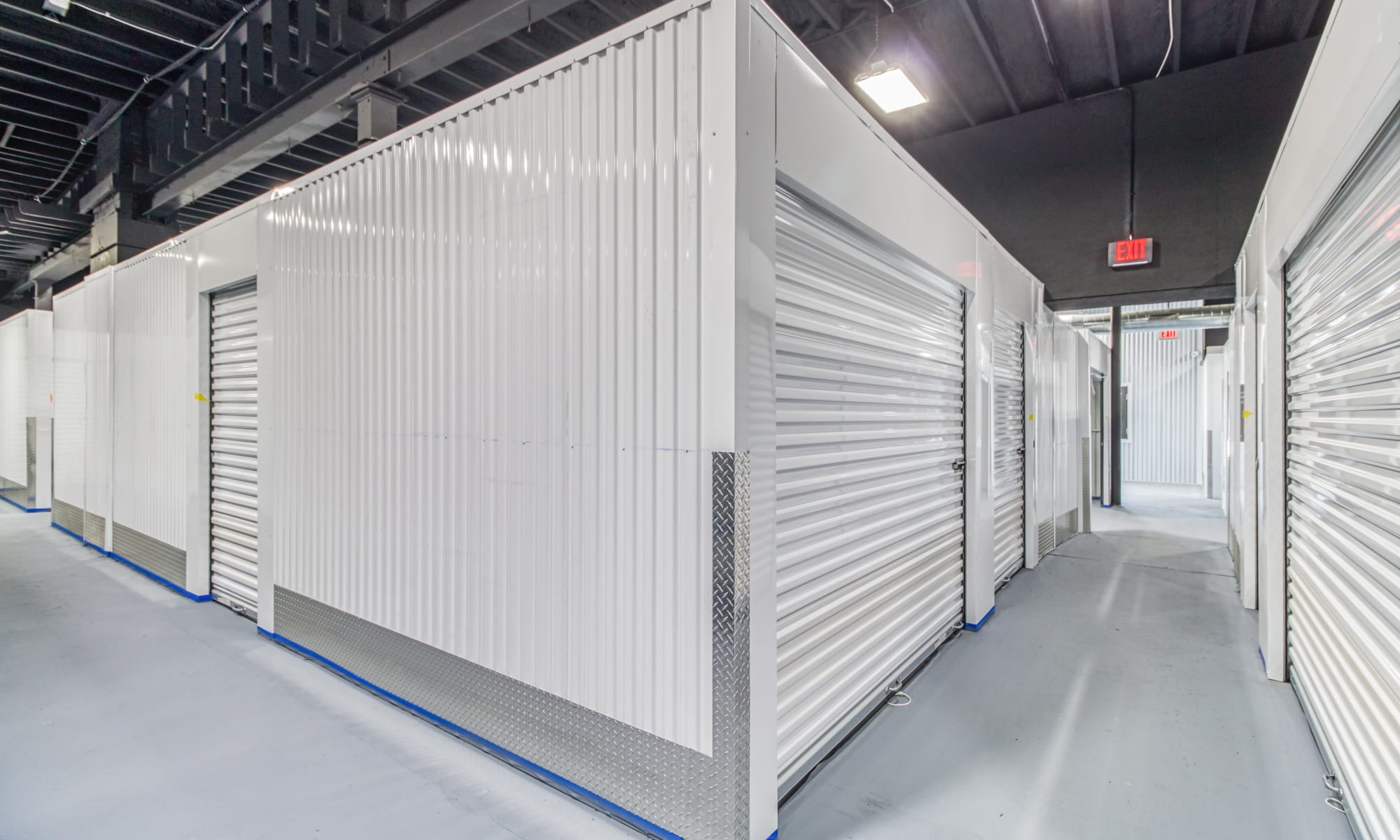 Interior climate-controlled units at The Storage House in Waterford Township, Michigan