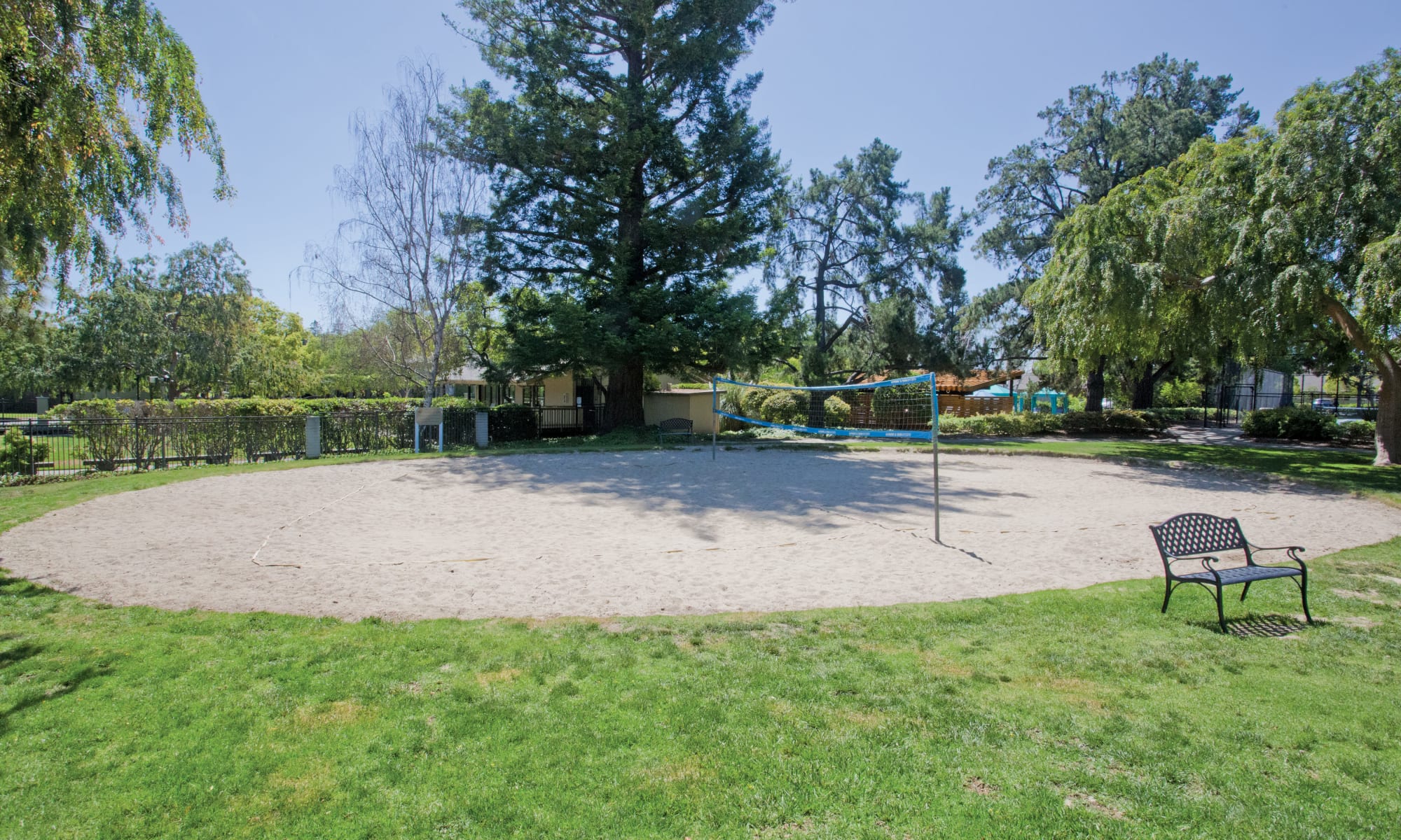 Volleyball court at The Villages at Cupertino in Cupertino, California