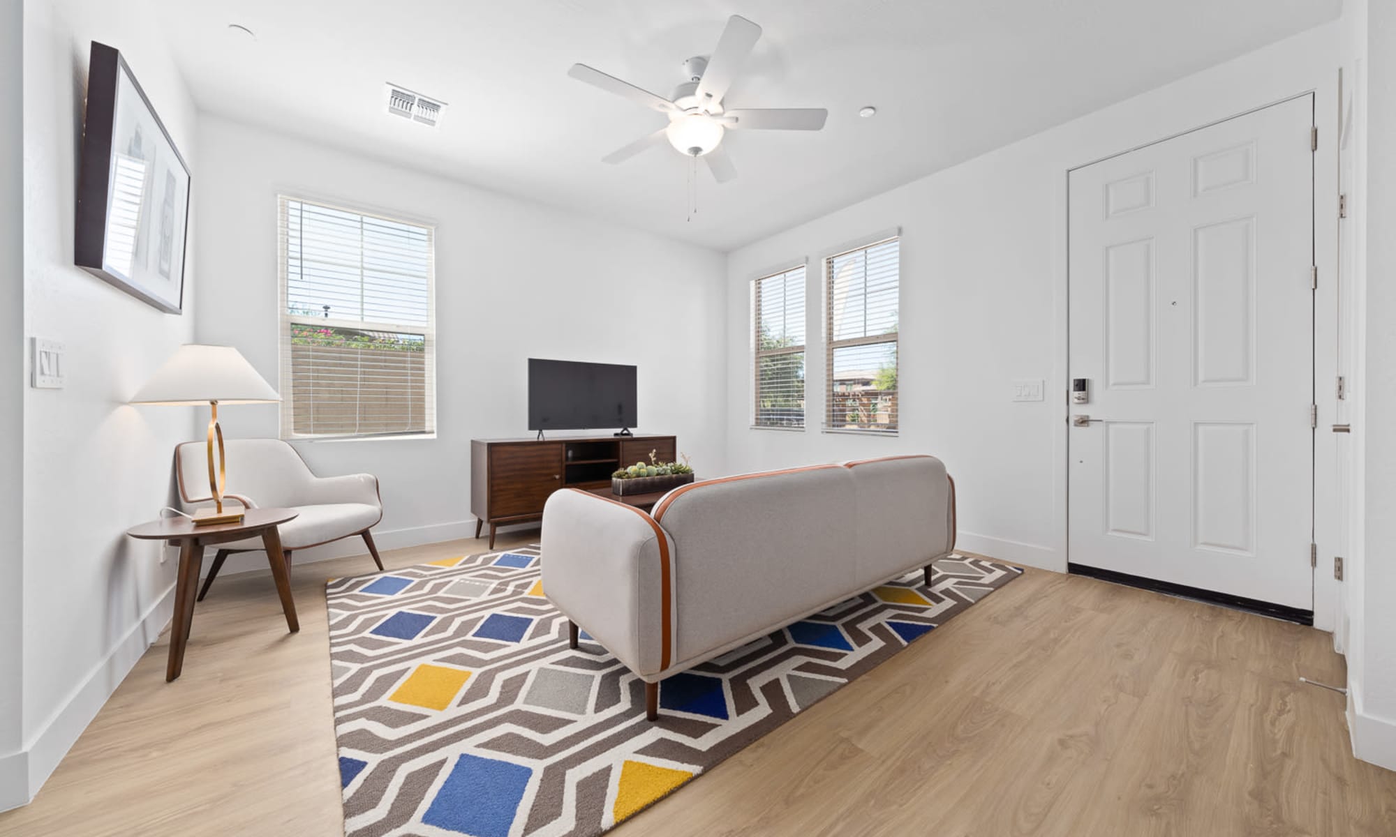 Open concept living room at Sierra Verde in Surprise, Arizona