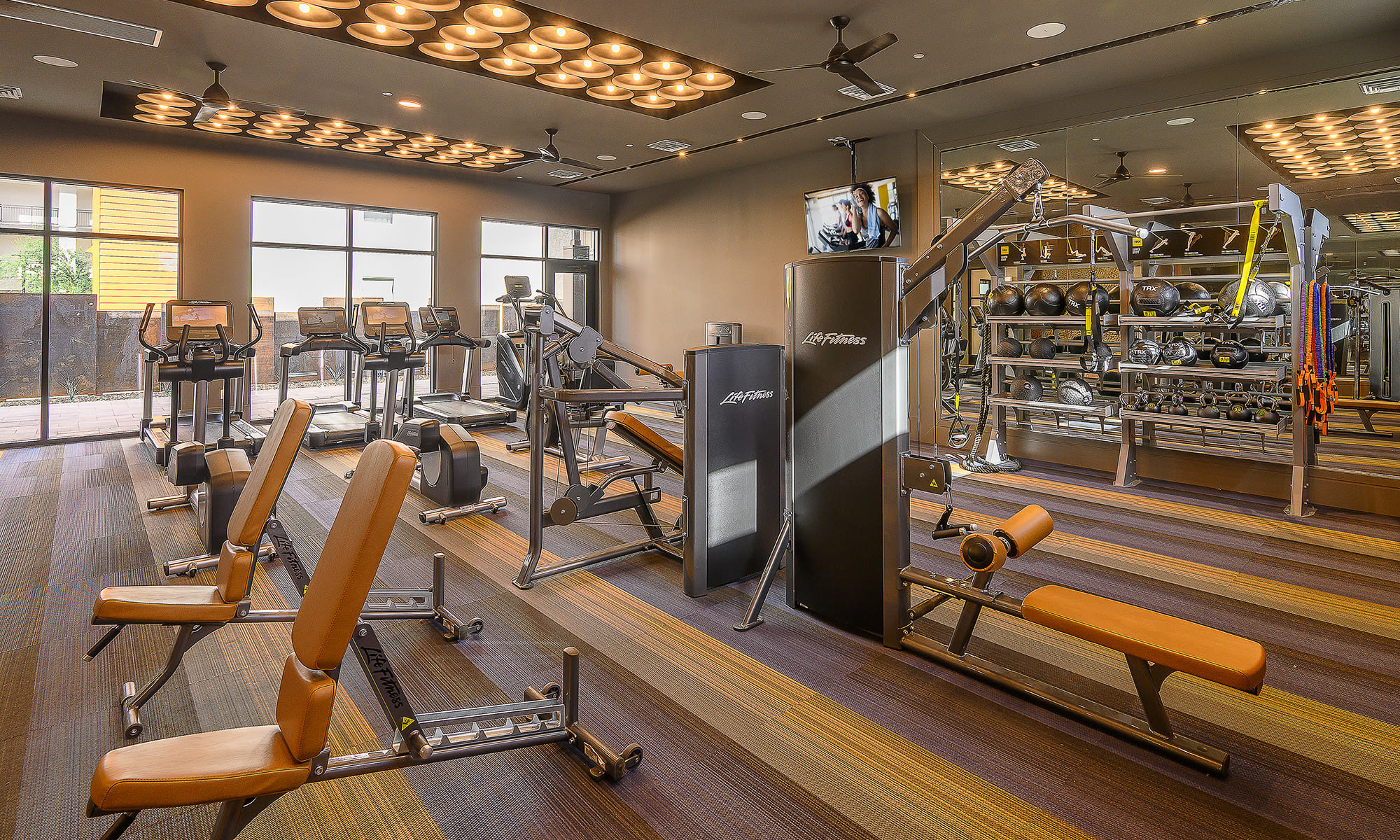 Enjoy apartments with a gym at Sentio in Glendale, Arizona