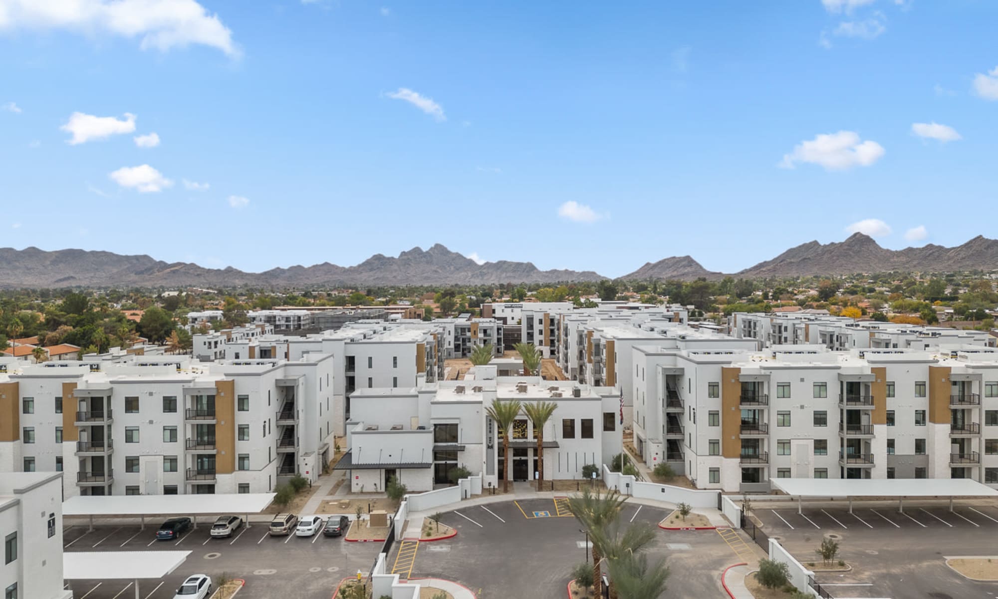Aerial Photo of The M at Shadow Mountain in Phoenix, Arizona